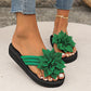 ✨ 50% RABATT NU! ✨👡 Flip-flops för Damer med Blommönster 🌺