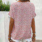 Elegant blus med blommönster för dam