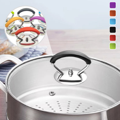 📢📢50% RABATT NU!! ⏰Silikon grytlock Anti-skållning Ersättningsknopp Hållhandtag