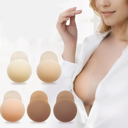 👙Köp 1 få 1 gratis✨Sömlösa självhäftande bröstvårtsskydd för kvinno