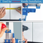 🔧 50% RABATT! 🗄️ Skåp Hårdvara Jig – Precisionsborrning, Justerbar Design & Perfekt För Montering Av Möbelbeslag 🛠️