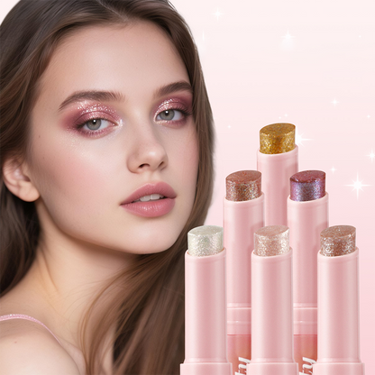 2-i-1 Glittrande, Skinande Ögonskuggspenna