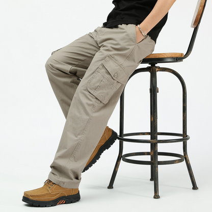🎁Heta erbjudanden - 50% RABATT👖Herrers Multipocket Cargo Byxor