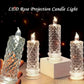 Set med 4 LED-kristalljus
