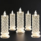 Set med 4 LED-kristalljus