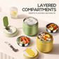 🎉Nyårspresent 50% RABATT!🍱1,5L Vakuumisolerad Matlåda (Rostfritt Stål): 12 Timmars Värmehållning + Läcksäker & Lagerdesign – Perfekt För Resan!