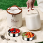 🎉Nyårspresent 50% RABATT!🍱1,5L Vakuumisolerad Matlåda (Rostfritt Stål): 12 Timmars Värmehållning + Läcksäker & Lagerdesign – Perfekt För Resan!