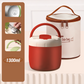 🎉Nyårspresent 50% RABATT!🍱1,5L Vakuumisolerad Matlåda (Rostfritt Stål): 12 Timmars Värmehållning + Läcksäker & Lagerdesign – Perfekt För Resan!