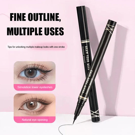 🔥Köp 1 Få 1 Gratis 💥💥Snabbtorkande, ultrafint, smidigt flytande eyeliner