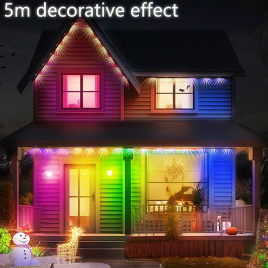 🎅Försäljning inför julen🎁🔥✈Fraktfritt Smart vattentät LED-ljusslinga för inomhus- och utomhusbruk💡
