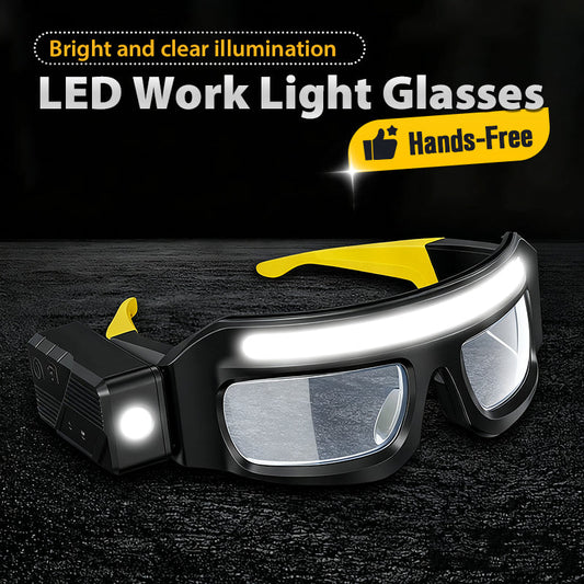 📢📢50% RABATT NU!! ⏰Handsfria LED-arbetslampglasögon