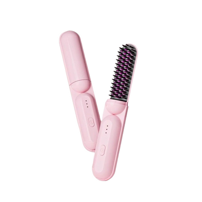 💇‍♀️ 50% RABATT NU! ✨ Rätkam för Alla Hårtyper - Jämn Värmedistribution med Skydd mot Överhettning för en Perfekt Slät Look 🌸🔥