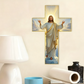 ✝️Bästsäljare✨Retro Jesus Kristus väggkors dekoration