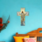 ✝️Bästsäljare✨Retro Jesus Kristus väggkors dekoration