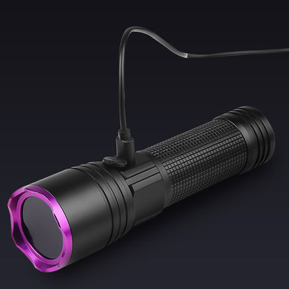 Uppladdningsbar multifunktionell UV-ficklampa