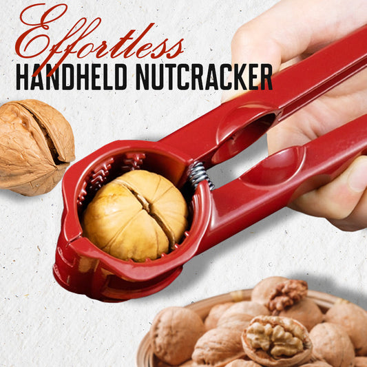 🥜 Köp 3 få 1 gratis! ✨ Enkel Handhållen Nötknäppare - Ergonomiskt Design med Avskärmat Grepp för Bekväm och Säker Användning 🔩📦