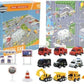 🚜 50 % RABATT NU! 🚧 Byggfordon adventskalender – 24 överraskningar med diecast-modeller – perfekt för små ingenjörer 🎄