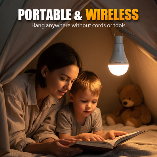 🔥 HETT REA 50 % RABATT 🎁🏆 #1 Bästsäljare ⏰💕🌟 Portabel Uppladdningsbar LED Campinglampa