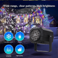 🎄 50% REA NU! 🔥 Roterande LED-julprojektor - 8 Festliga Mönster & Vattentät, Perfekt för Julpynt Utomhus ✨