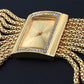 Ladies Rhinestone Quartz Square Watch