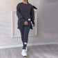 👚 50% RABATT NU! ✨ Avslappnat Set med Sweatshirt och Leggings för Kvinnor