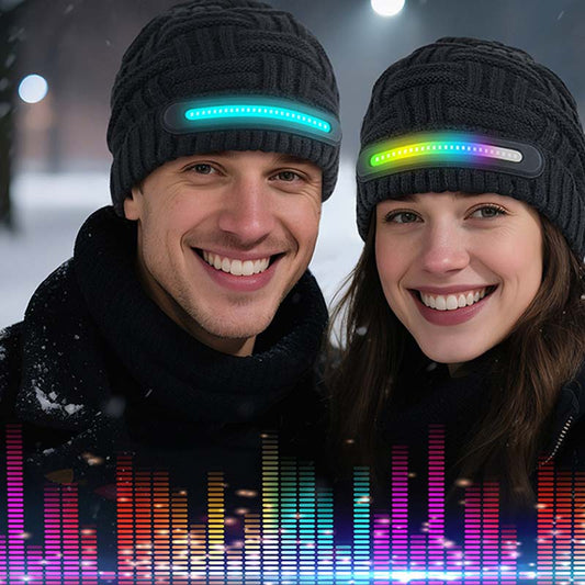 Mössa med LED, Bluetooth och Musik