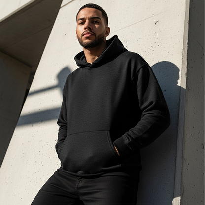 Klassisk hoodie för herr