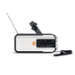 Solcellsväderradio med Handvev – 3 Laddningssätt, 2000mAh Powerbank & SOS-larm!