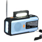 Solcellsväderradio med Handvev – 3 Laddningssätt, 2000mAh Powerbank & SOS-larm!