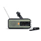 Solcellsväderradio med Handvev – 3 Laddningssätt, 2000mAh Powerbank & SOS-larm!