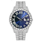 ⌚ 50% RABATT! ✨ Herrklocka med Strass & Kvartsverk – Lyxig Design, Iögonfallande & Perfekt för Fest 💎