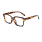 👓💙 Retro fyrkantiga glasögon mot blått ljus