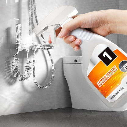 Multifunktionell Fläckborttagande Badrumsrengöringsspray med Citrondoft