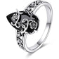 Bohemisk vintage ring med blommönster