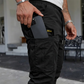 👖50 % RABATT🏃 Arbetsbyxor i fleece | Dragsko i midjan · Slitstarkt polyester · Avsmalnande ben · Flera fickor