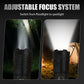 Opladdbar P50 LED-zaklampa med justerbar zoom – Superljus & opladdbar, redo för äventyr!！