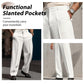 👖 50% RABATT! ✨ Casual Plisserade Byxor med Vida Ben för Herr – Bekväm Passform, Modern Stil & Mångsidig För Vardagsbruk 🏠