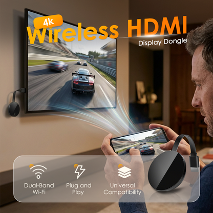🔥🎁Nyhet 50 % RABATT🔥4K trådlös HDMI-skärmdongel