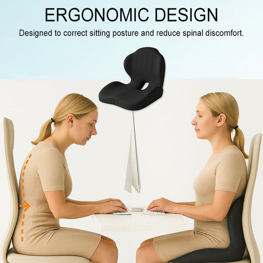 🪑 50% RABATT! 💺 Ergonomisches Sitzkissen 2026 – Perfekte Lordosenstütze, Memory-Schaum & Ideal für Büro & Auto 🧘‍♂️