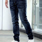 Moderna slim fit stretchjeans för herr