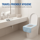 🚽 Ju mer du köper, desto mer får du gratis！✨ Vattentäta Toalettsitsskydd – Hygieniska, Individuellt Förpackade & Halkfria Perfekta För Resor & Vardagsbruk 🧳