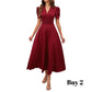 👗 2026 Rea — Över 39 400 Sålda!💐 Elegant V-ringad Klänning med Hög Midja och Puffärmar