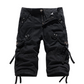 🩳 50% RABATT NU! 👖 Men's Multi-Pocket Cargo Shorts – Relaxad Passform, Andningsbar Bomullsblandning & Robust Konstruktion För Utomhus & Vardag 💪
