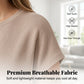 👗 50% RABATT NU! 🛍️ Damernas Casual Kortärmad T-Shirt Klänning – Mjuk, Andningsbar med Fickor 🌿