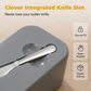 Stort Plastsmörfat med Lock & Kniv