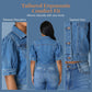 🔥Factory Direct Sales🔥 ✨ Kort jeansjacka för damer med voluminösa ärmar