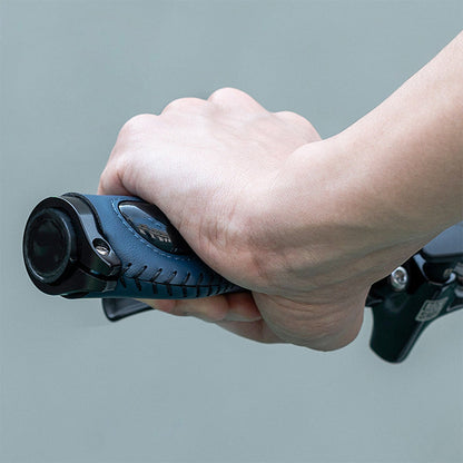 🚴 50% RABATT NU! 🖐️ Ergonomiska Cykelhandtag med Handflatesstöd – Vingdesign, Dubbellås & Stötdämpande TPR ✨