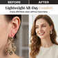 📢📢50% RABATT!! ⏰Eleganta Geometriska Hoopörhängen med Glänsande Accenter