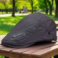 🧢 50% RABATT NU! 🌬️ All season Andningsbar Klassisk Flat Cap – Ivy Design, Justerbar Passform & Mångsidiga Färger 💼