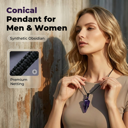 💎 50% RABATT NU! 🔮 Konisk Pendant för Män & Kvinnor – Minimalistisk Design, Hypoallergen Metall & Perfekt för Vardagsbruk eller Gåva ✨